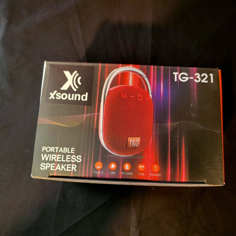 T&G Portable Wireless Speaker - Black
